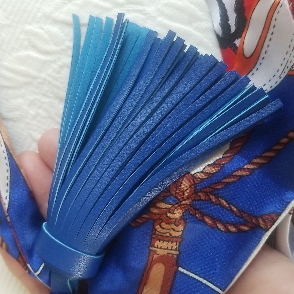 New Tassel Scarf Key Ring/Purse Charms - Picture 8 of 10